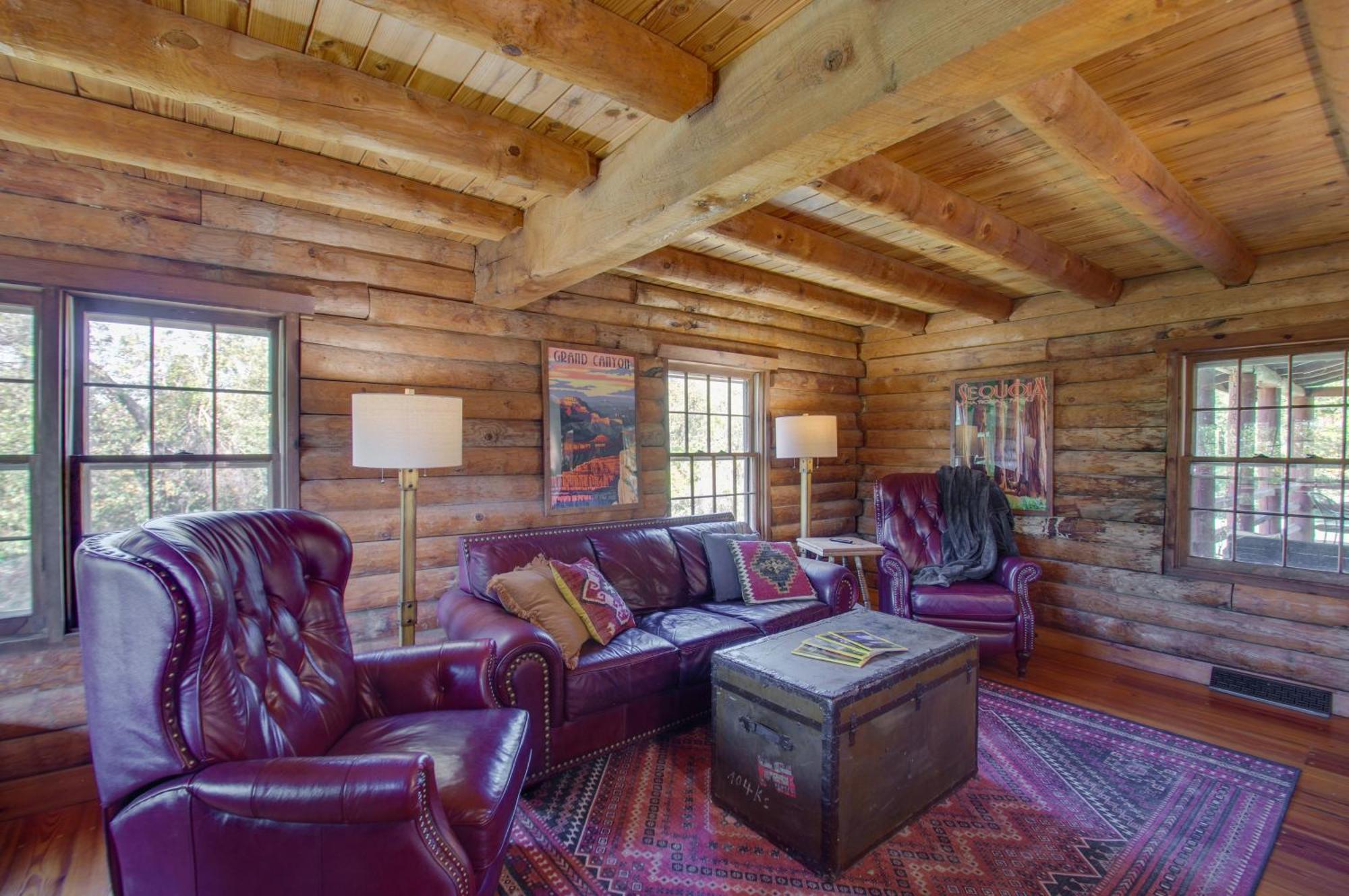 Cozy Log Cabin Getaway With Fire Pit And 3 Acres! Ruckersville Exterior foto